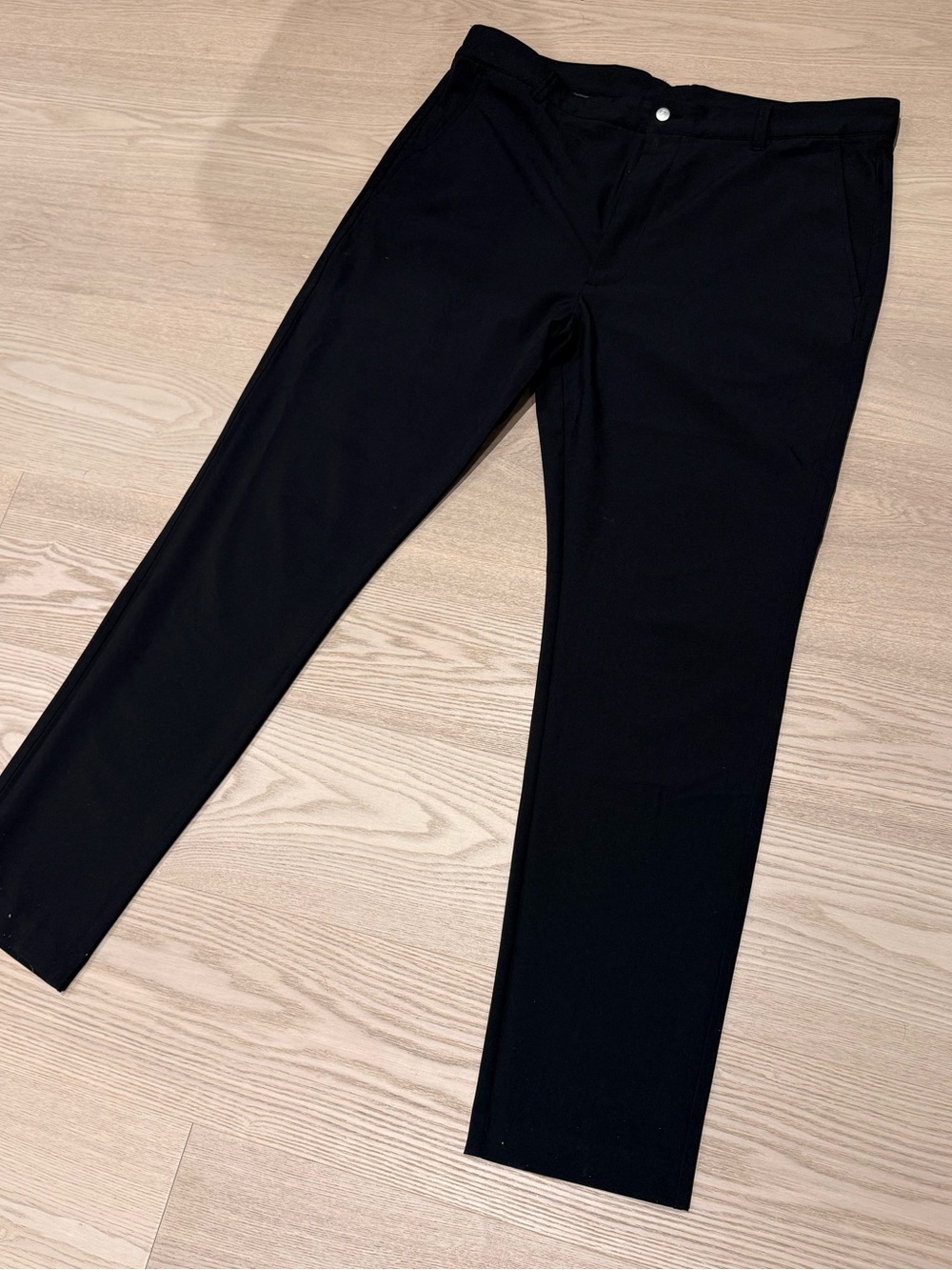 Men's Black Slim Golf Pants